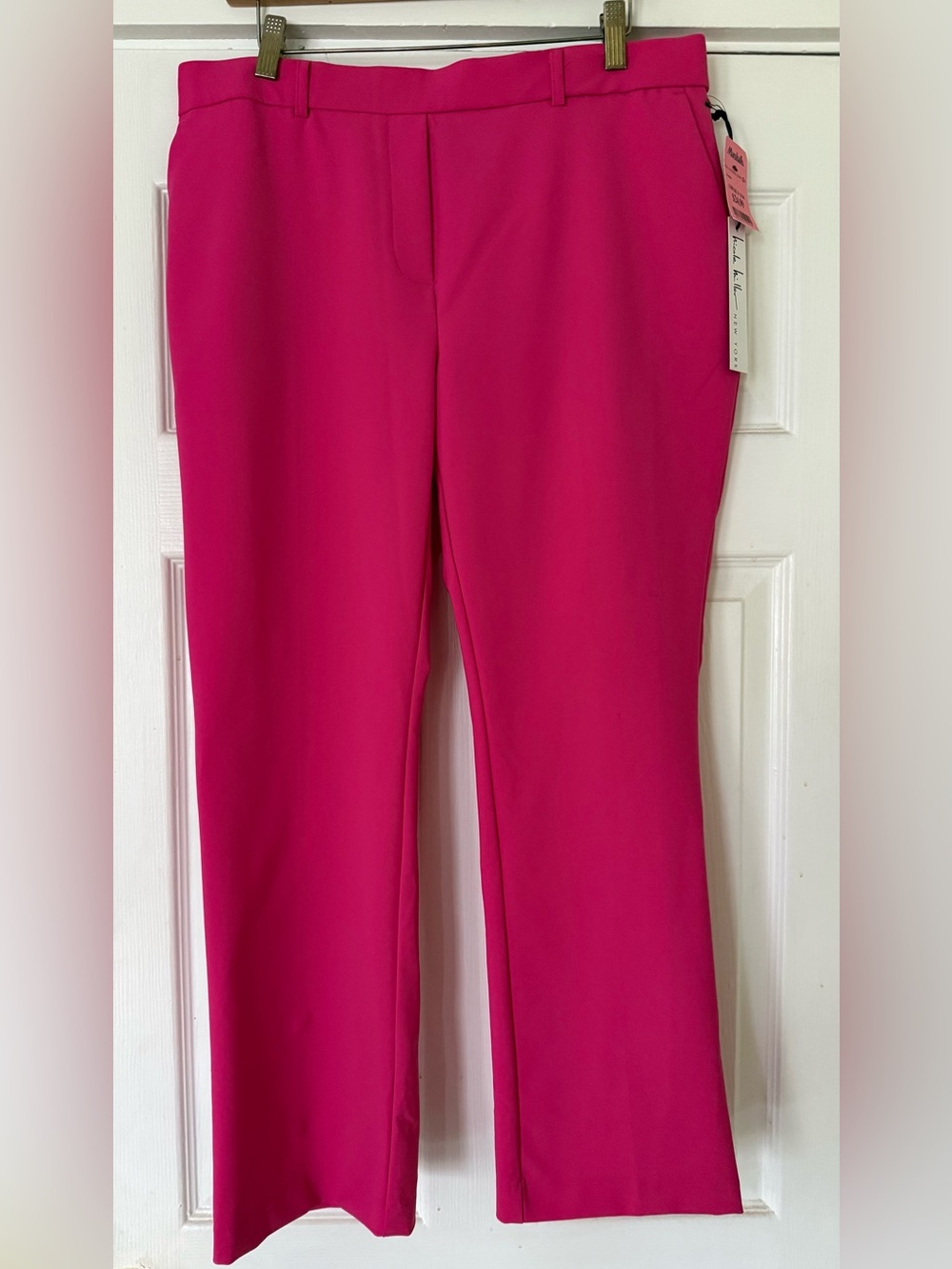 Nicole Miller Hot Pink Tailored Dress Pants
